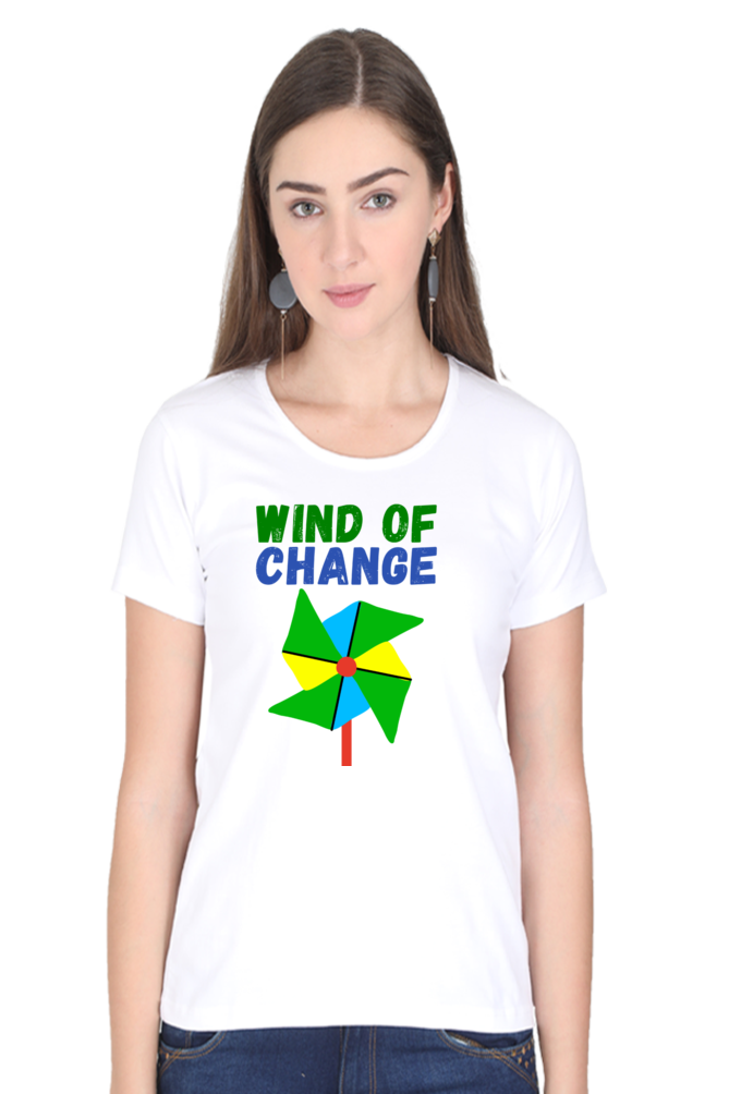 Women Round Neck Half Sleeve - Wind of Change