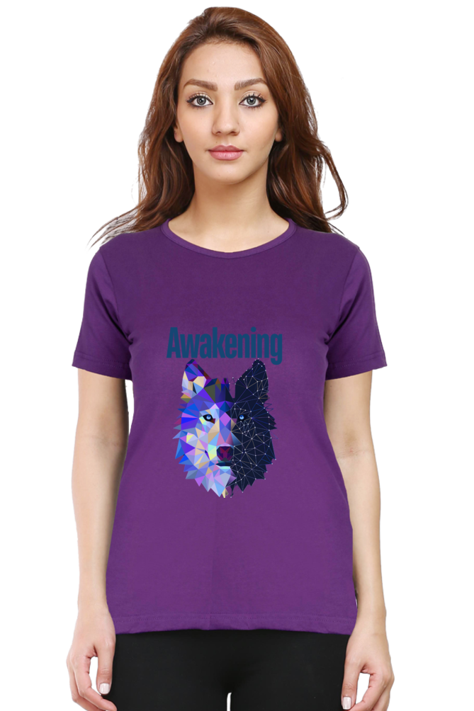 Women Round Neck Half Sleeve - Awakening