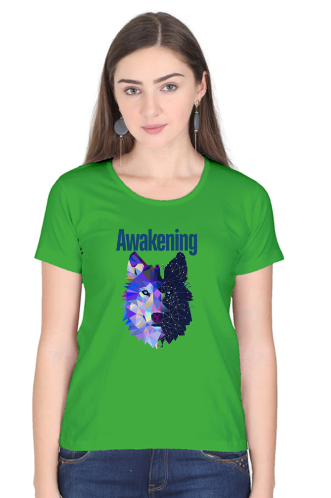 Women Round Neck Half Sleeve - Awakening