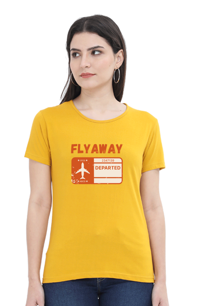 Women Round Neck Half Sleeve - Flyaway