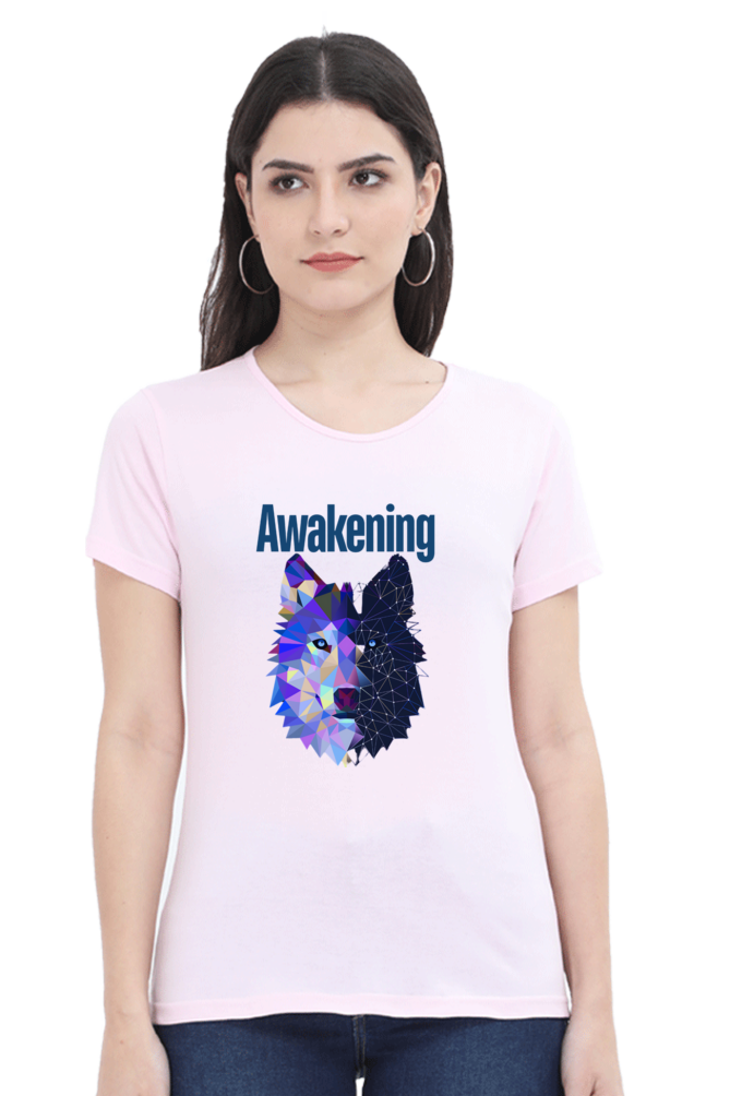 Women Round Neck Half Sleeve - Awakening