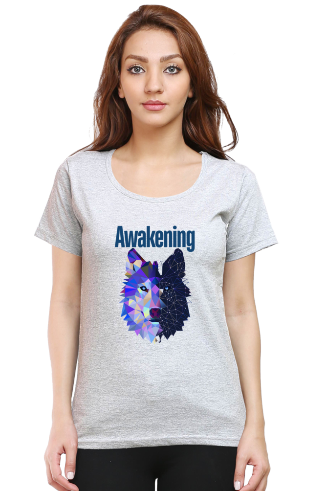 Women Round Neck Half Sleeve - Awakening