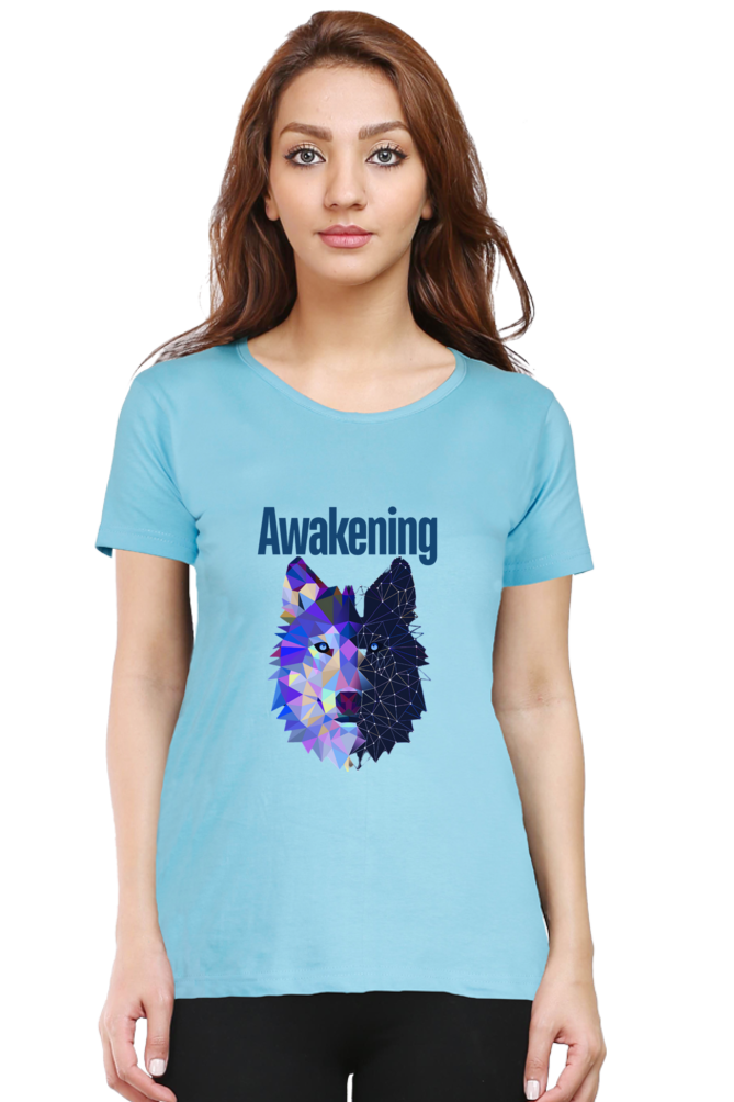 Women Round Neck Half Sleeve - Awakening